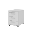 Rollcontainer aus Holz - 4 Schubladen - ohne Schloss -...