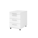 Rollcontainer aus Holz - 4 Schubladen - ohne Schloss -...