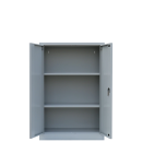 Metallschrank abschließbar 120x92,5 grau