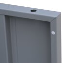 Gebraucht - Lüllmann® XL Fächerschrank mit 3 Fächern - grau/anthrazit