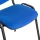 Besucherstuhl gepolstert - schwarz/blau
