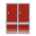 Aufsatzspind 60 cm breit, rot | Lüllmann®