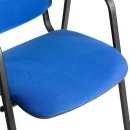 Besucherstuhl mit Armlehnen Stapelstuhl gepolstert...