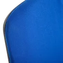 Besucherstuhl mit Armlehnen Stapelstuhl gepolstert Warteraumst&uuml;hle B&uuml;rom&ouml;bel stapelbar blau/ blue 220211