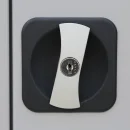 Metallschrank abschlie&szlig;bar 180x80 blau