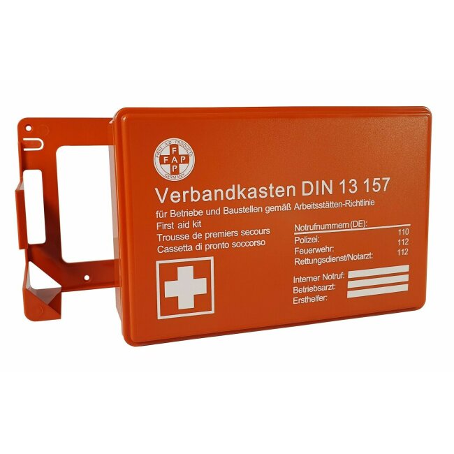Verbandkasten orange Erste Hilfe Koffer DIN 13157, € 17,90