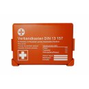 Verbandkasten orange Erste Hilfe Koffer DIN 13157 Verbandkasten + Halter 620150