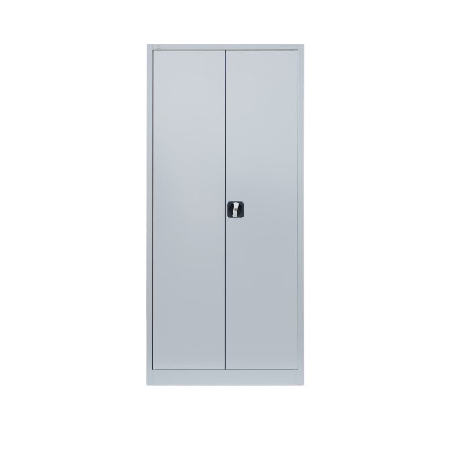 Aktenschrank komplett montiert Metallschrank abschließbar Werkzeugschrank 180x80x38,3cm grau bei Steelboxx kaufen