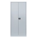 Aktenschrank komplett montiert Metallschrank abschlie&szlig;bar Werkzeugschrank 180x80x38,3cm grau bei Steelboxx kaufen