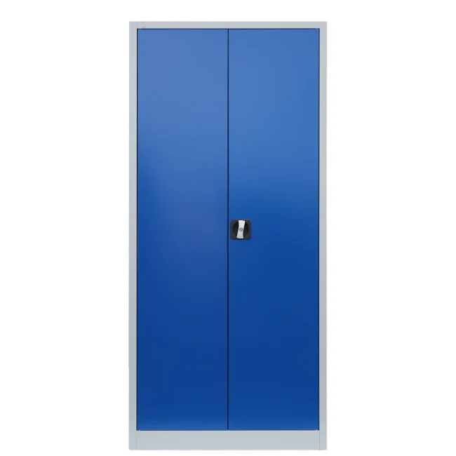 Metallschrank abschließbar 180x80 grau/blau