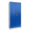 Metallschrank abschließbar 180x80 grau/blau