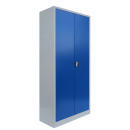 Metallschrank abschlie&szlig;bar 180x80 grau/blau