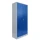 Metallschrank abschließbar 180x80 grau/blau