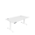 Elektrisch höhenverstellbarer Schreibtisch, 600-1250 x 1800 x 800 mm, weiß
