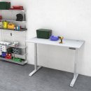 Schreibtisch - elektr. h&ouml;henverstellbar - 180 x 80 - grau
