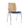 Besucherstuhl Stuhl Stühle Konferenzstuhl Holzschalenstuhl stapelbar Buche / Schwarz/ Chrom Gestell/ verschiedene Farben