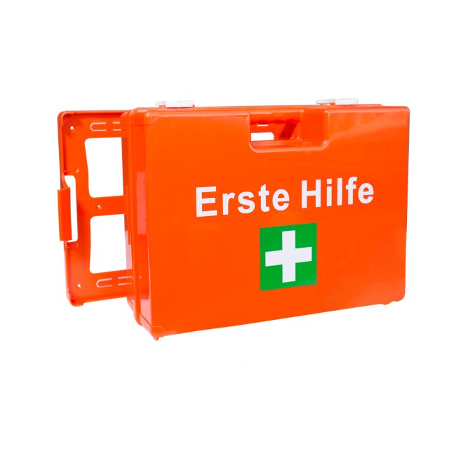 Erste-Hilfe-Koffer - Gr. S - DIN 13157 - inkl. Wandhalterung