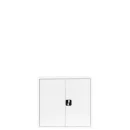Metallschrank abschließbar 75x80 weiß