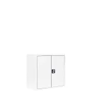 Metallschrank abschließbar 75x80 weiß