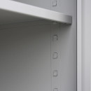 Lüllmann® Aktenschrank - abschließbar - 4,5 Ordnerhöhen - grau/anthrazit