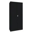 Metallschrank abschließbar 180x80 schwarz
