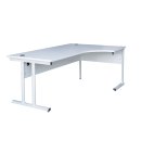 Winkelschreibtisch Schreibtisch Computertisch B&uuml;rotisch 730 x 1800 x 800 mm grau 391110