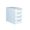 Holz-Standcontainer ECO Bürocontainer 4 Schubladen 724 x 405 x 800 mm Lichtgrau 391200