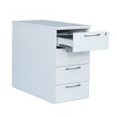 Holz-Standcontainer ECO Bürocontainer 4 Schubladen 724 x 405 x 800 mm Lichtgrau 391200