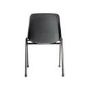 Komfort Besucherstuhl Stapelst&uuml;hle Konferenzst&uuml;hle Formschalenstuhl stapelbar anthrazit/schwarz 230100
