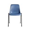 Komfort Formschalenstuhl - schwarz/blau