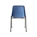 Komfort Formschalenstuhl - schwarz/blau