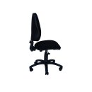 B&uuml;rodrehstuhl Schreibtischstuhl Drehstuhl B&uuml;rostuhl mittelhoch 1040 x 480 x 450 mm schwarz 210140