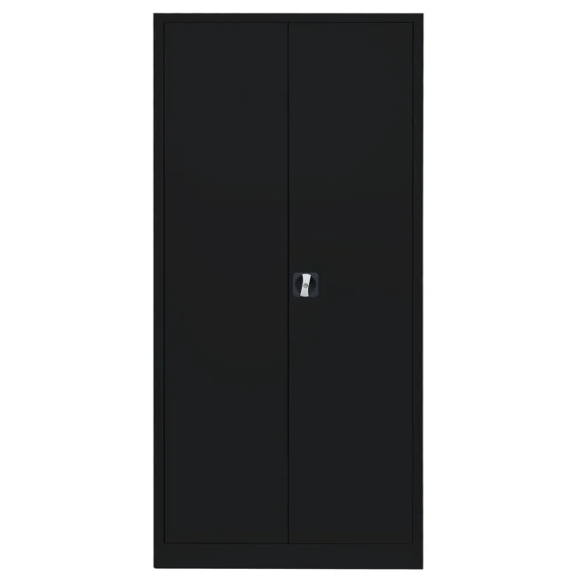 Metallschrank abschließbar 195x92,5 schwarz