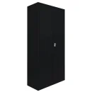 Metallschrank abschlie&szlig;bar 195x92,5 schwarz