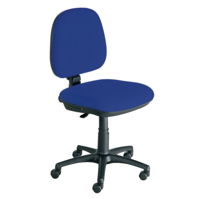 Bürodrehstuhl Schreibtischstuhl Drehstuhl Bürostuhl mittelhoch 1040 x 480 x 450 mm blau 210141