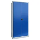 Metallschrank abschließbar 195x92,5 grau/blau