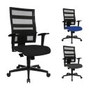 Topstar Bürodrehstuhl Bandscheiben Sitz Schreibtischstuhl mit Netzgewebe Rückenlehne