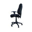 B&uuml;rodrehstuhl Bandscheibensitz ergonomisch geformt Schreibtischstuhl Drehstuhl B&uuml;rostuhl schwarz 210320