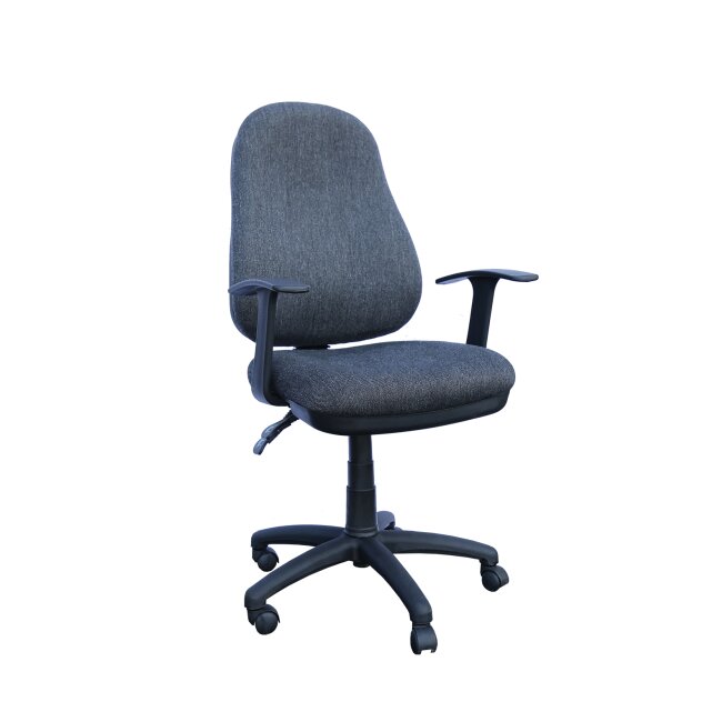 Bürodrehstuhl Bandscheibensitz ergonomisch geformt Schreibtischstuhl Drehstuhl Bürostuhl anthrazit 210325