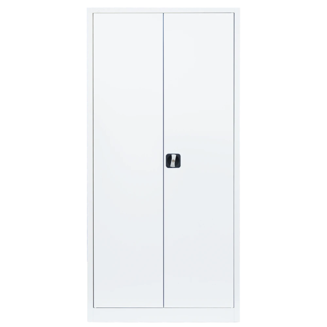 Metallschrank abschließbar 195x92,5x50 weiß