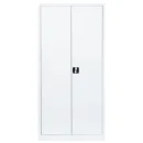Metallschrank abschließbar 195x92,5x50 weiß