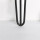 Hairpin Legs Haarnadelbeine Tischgestell Tisch Kufe 4er Set Schwarz (60cm) 372003