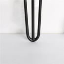 Hairpin Legs Haarnadelbeine Tischgestell Tisch Kufe 4er Set Schwarz (86cm) 372005