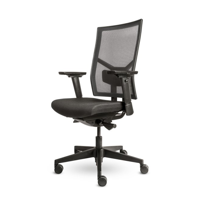 Büro-Drehstuhl 1045 - 1175 x 470 x 420 mm Schwarz 210410