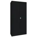 Metallschrank abschließbar 195x92,5x50 schwarz