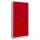 Metallschrank abschließbar 195x92,5x50 rot