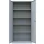 Metallschrank abschließbar 195x92,5x60 grau