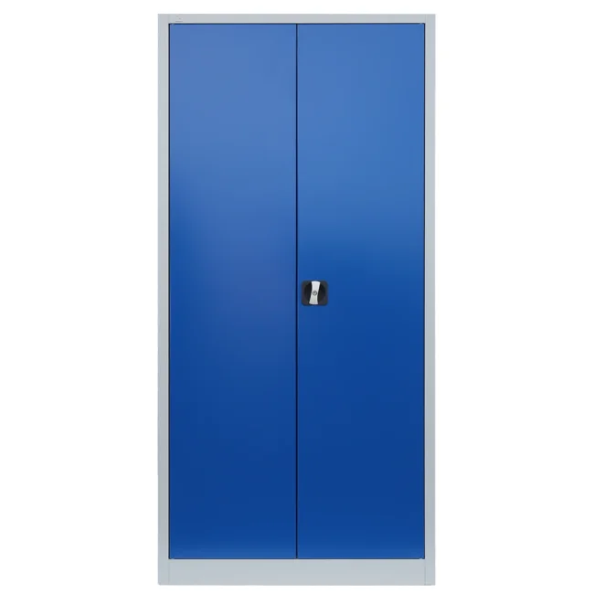 Metallschrank abschließbar 195x92,5x60 grau/blau