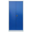 Metallschrank abschließbar 195x92,5x60 grau/blau