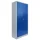 Metallschrank abschließbar 195x92,5x60 grau/blau